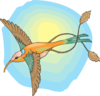 Hummingbird With The Sun Clip Art